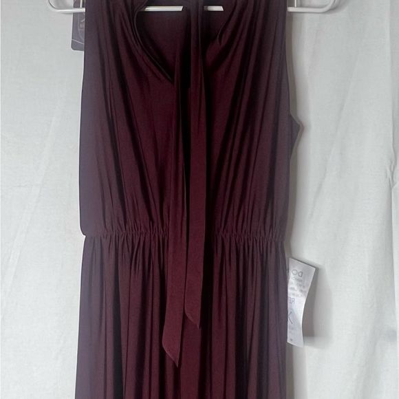 Koh Koh Maroon Wind Red Gown - Picture 6 of 8